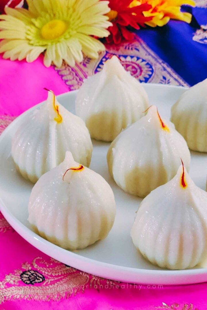 Ukadiche Modak Modak Recipe With Without Mould Living Smart And