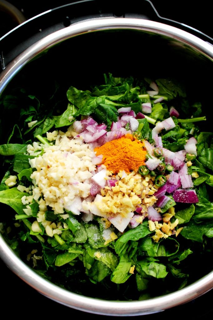 Mustard Greens / Sarson Da Saag – Instant Pot | Pressure Cooker ...