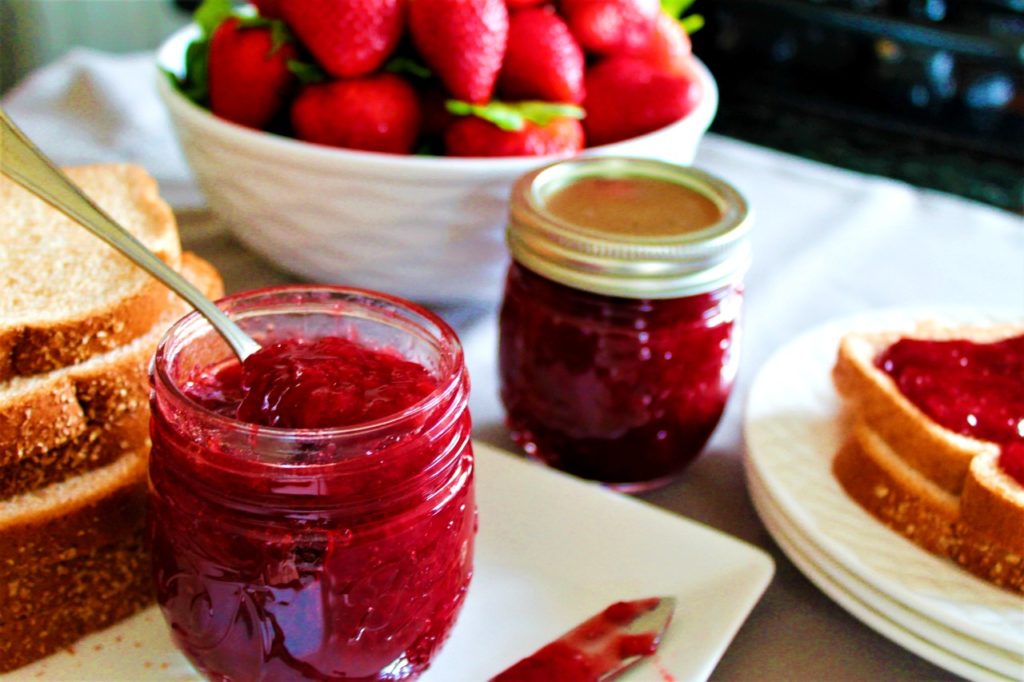 Strawberry Jam – Just 3 Ingredients (no pectin) | Living Smart And Healthy