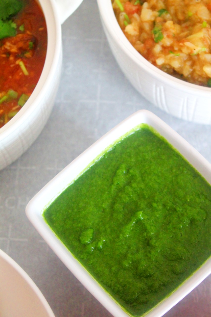 Green Garlic Cilantro Chutney Living Smart And Healthy