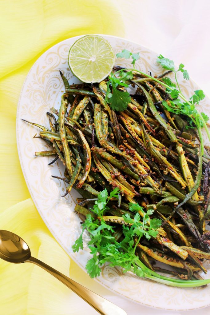 Quick Bhindi Fry | Indian Okra Stir Fry - Living Smart And Healthy