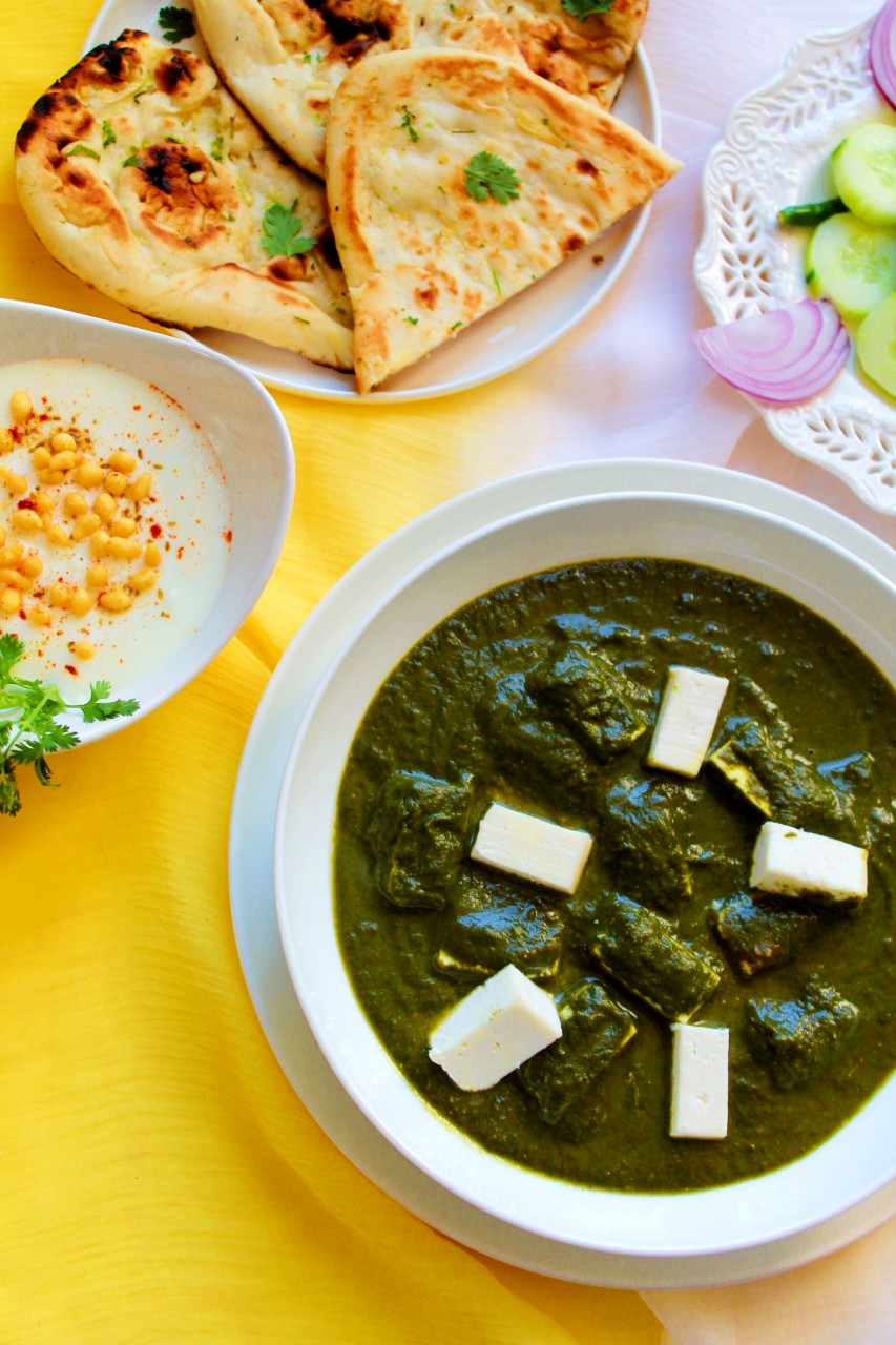 Instant Pot Palak Paneer / Spinach with cottage cheese | Living Smart ...