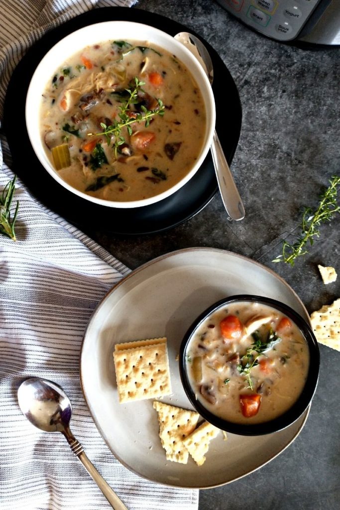 Chicken Wild Rice Soup - Living Smart And Healthy