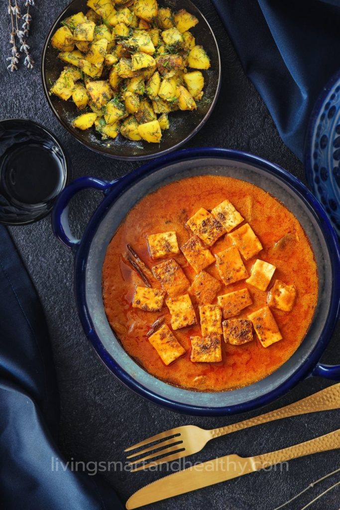 Kashmiri Paneer Masala - Living Smart And Healthy