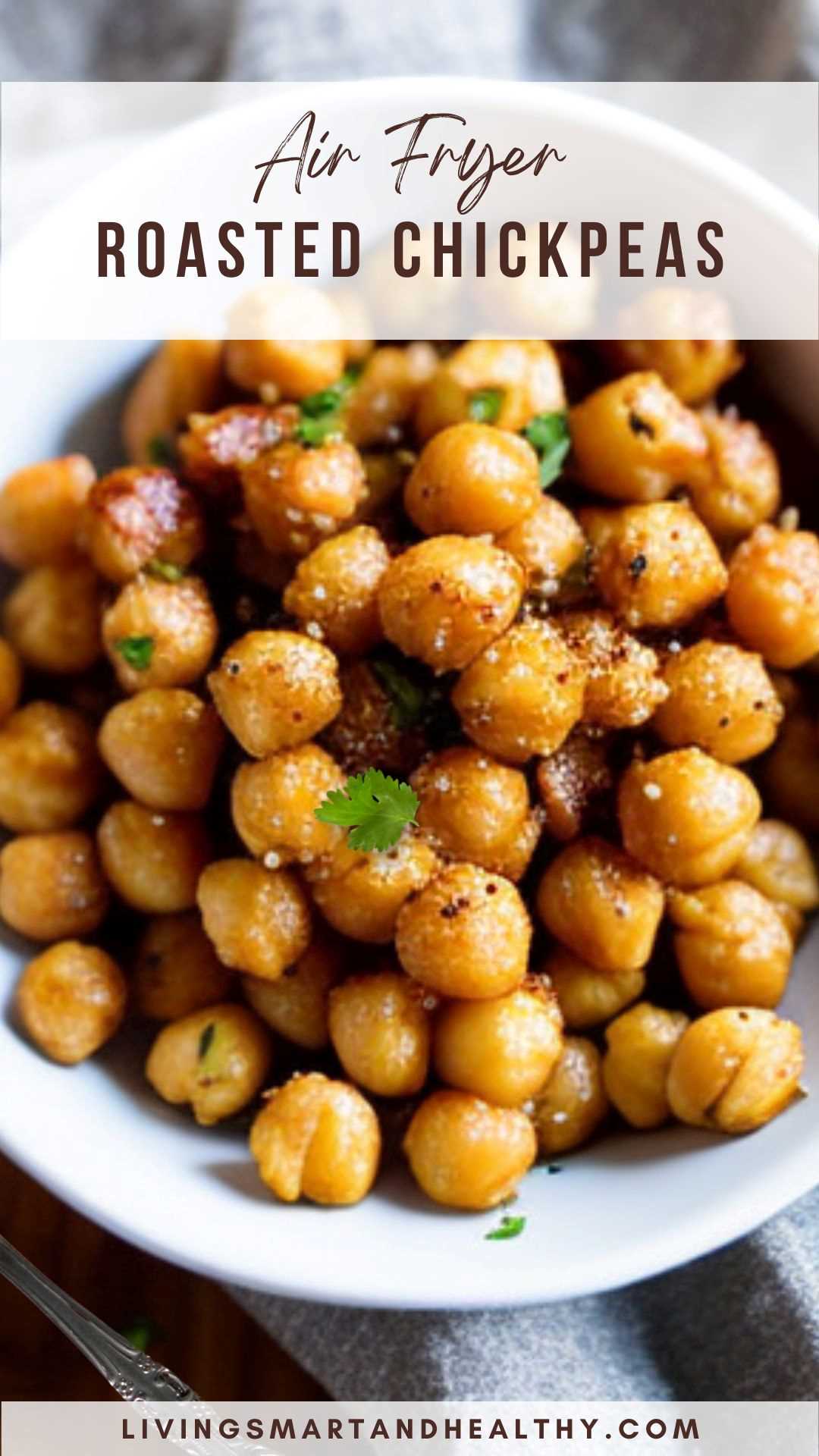 Air Fryer Chickpeas (5 Different Flavors) - Living Smart And Healthy