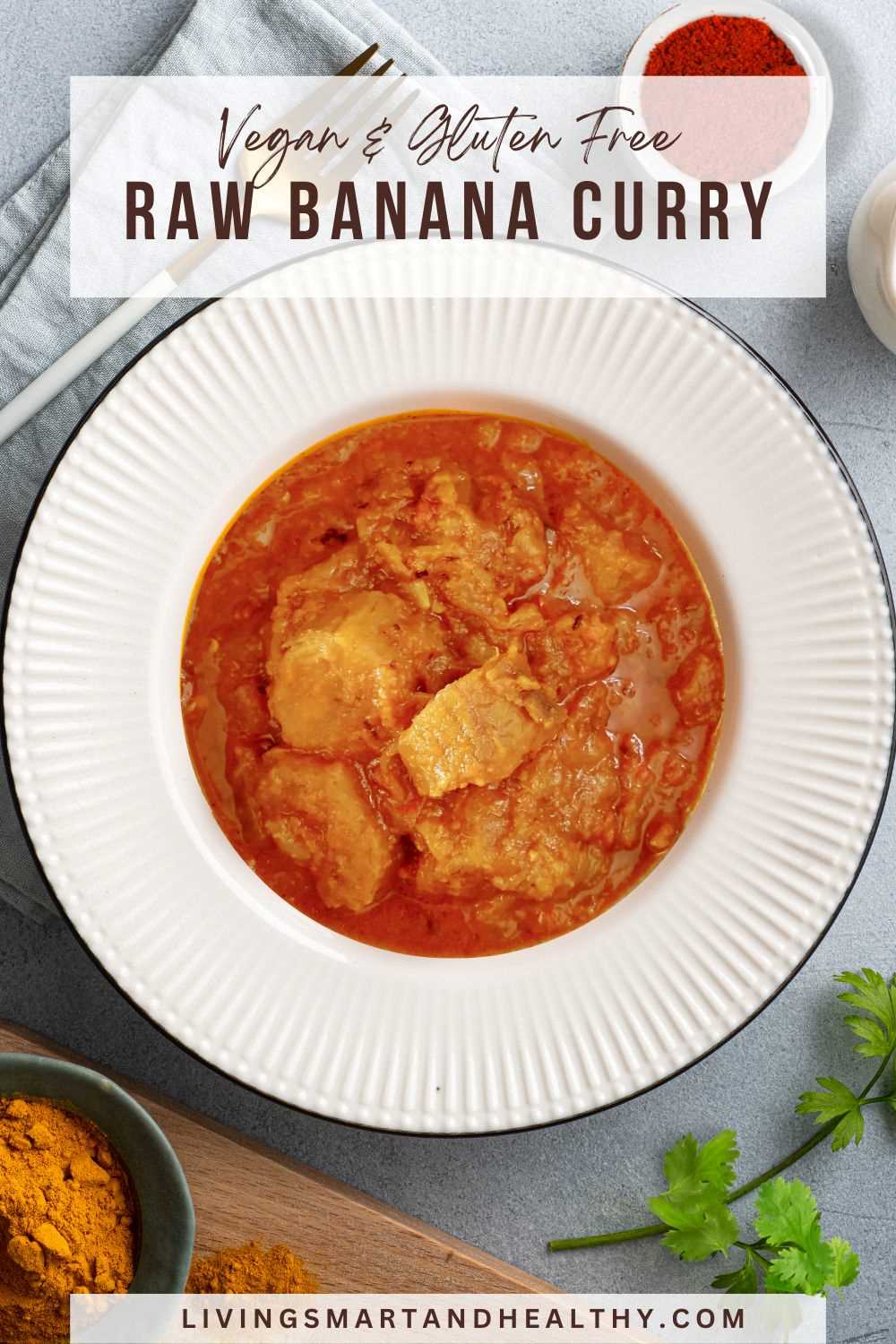 Kacche Kele Ki Sabji | Raw Banana Curry | Plantain Recipes - Living ...