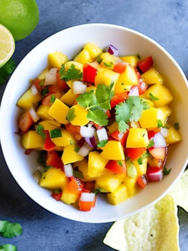 Easy Mango Salsa Recipe - Living Smart And Healthy