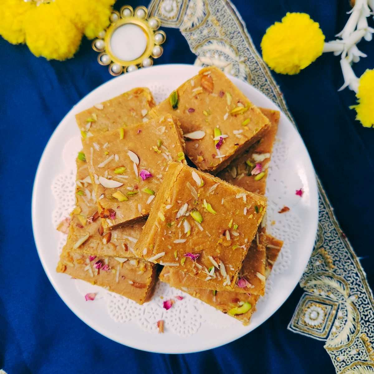 The Best Besan Burfi - Living Smart And Healthy