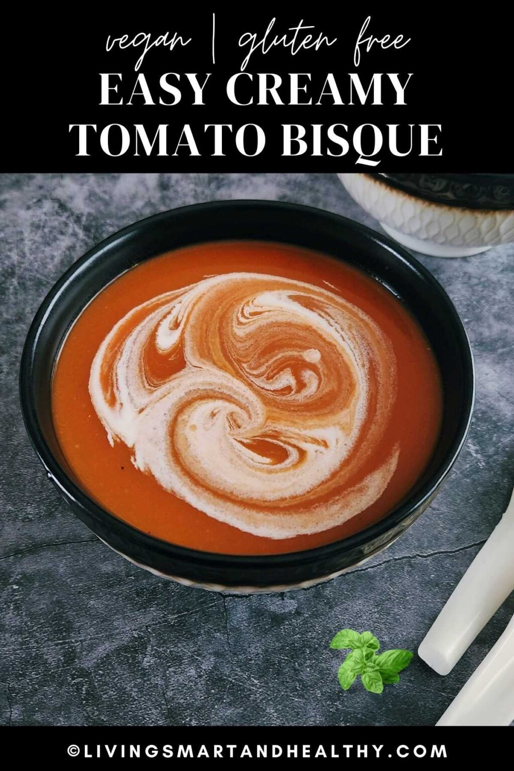 Easy Tomato Bisque with Canned Tomatoes Living Smart And Healthy